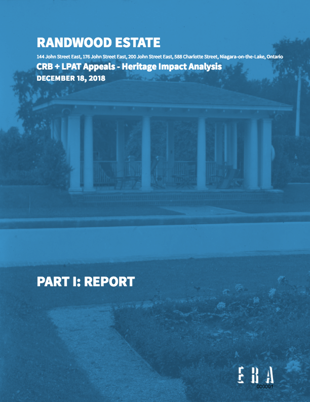 1a Randwood_Heritage Impact Analysis PART I_Dec 18 2018_ERA