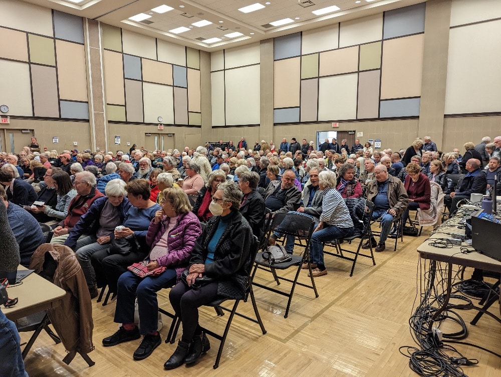 NOTL Community Centre Apr 24 2023 for Rand Heritage special Council meeting