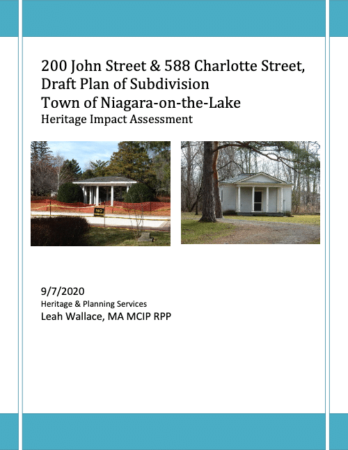 Rand Subdivision Heritage Impact Assessment