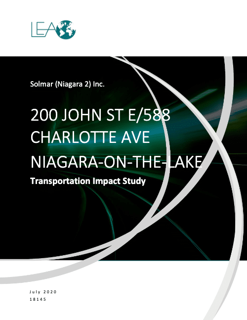 Rand Subdivision Transportation Impact Study